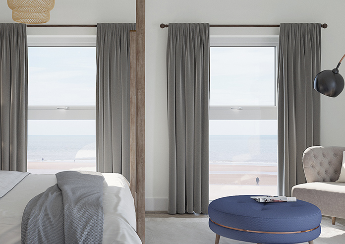 Luxe Velvet, Grey - Made to Measure Curtains - Image 3